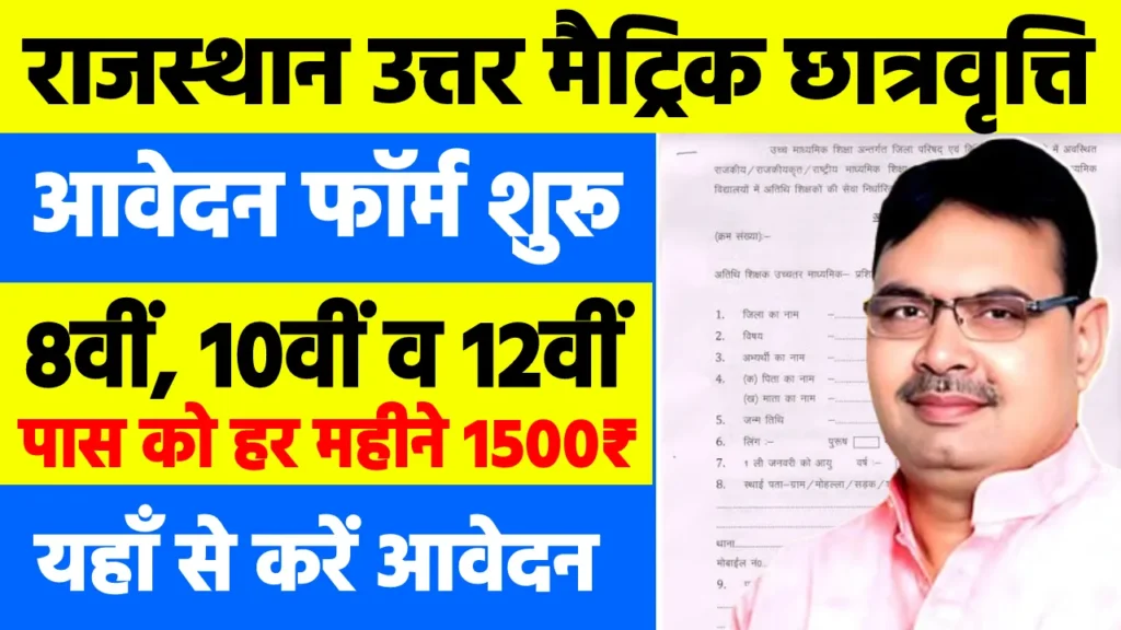 Rajasthan Class 1 to 12 Scholarships 2025